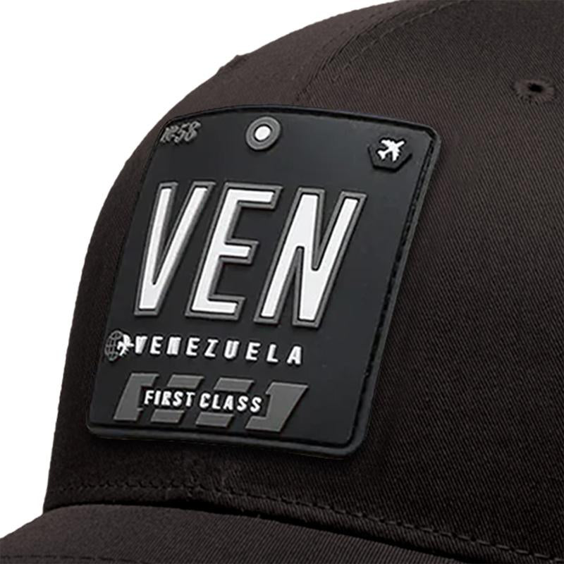 VEN Black Trucker Hat Venezuela - Gorras De Venezuela
