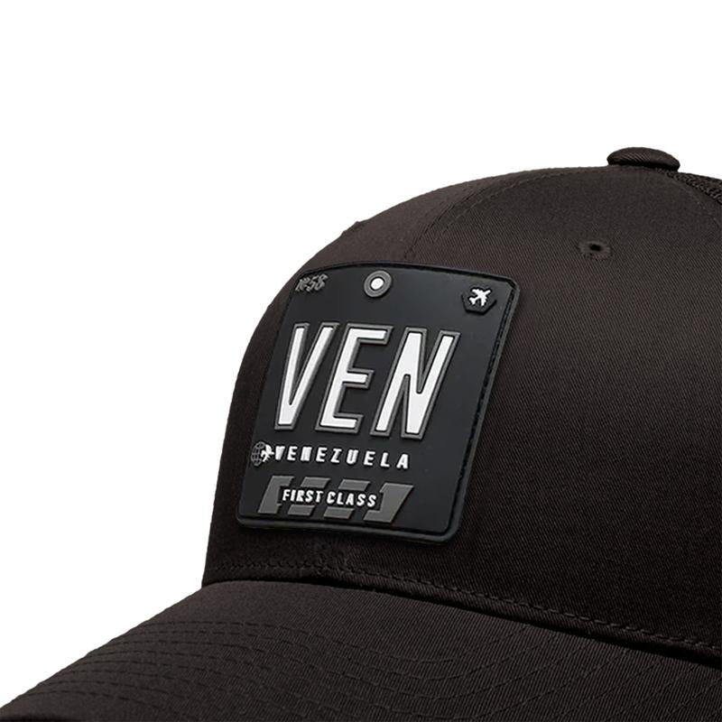 VEN Black Trucker Hat Venezuela - Gorras De Venezuela